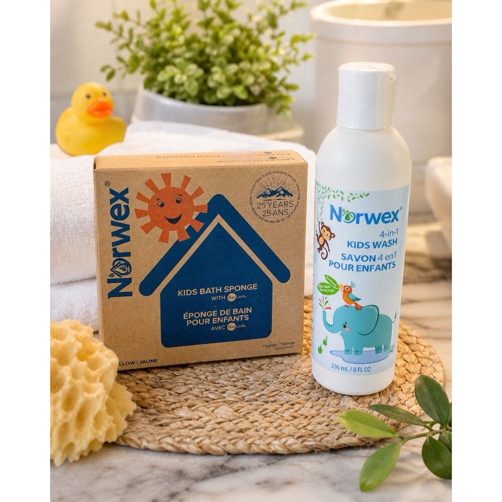 Norwex, 4-in-1 KIDS WASH, NEW, SEALED, Baby/Kid Soap, Norwex Bath Sponge